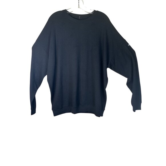 alo Soho Pullover in Black Small Womens Athletic Long Sleeve Top - Picture 5 of 11